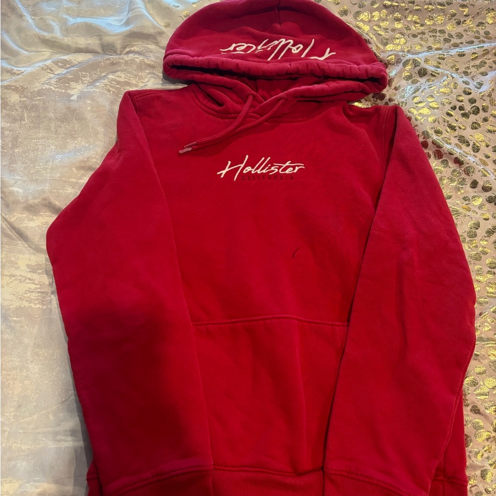 SOLD - Hollister Boys Vibrant Red Sweatshirt